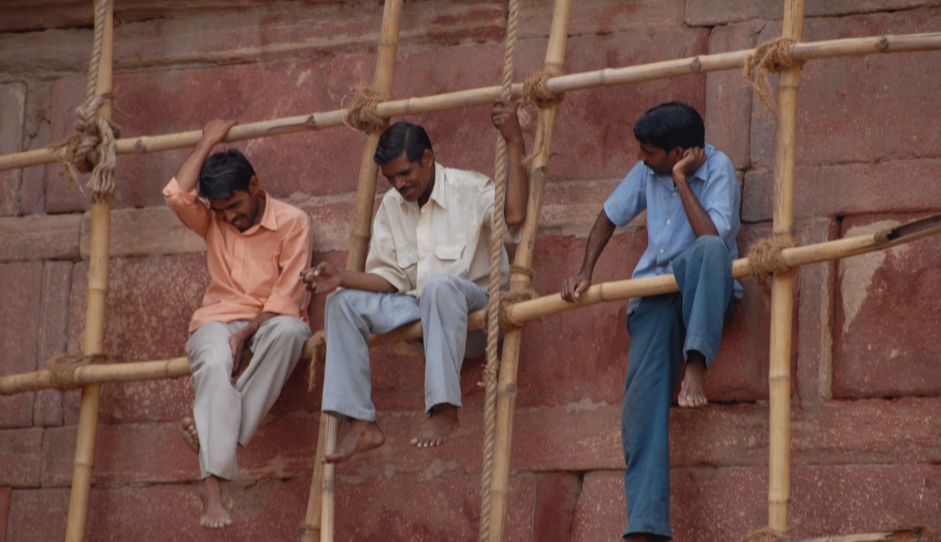 bamboo scaffolding