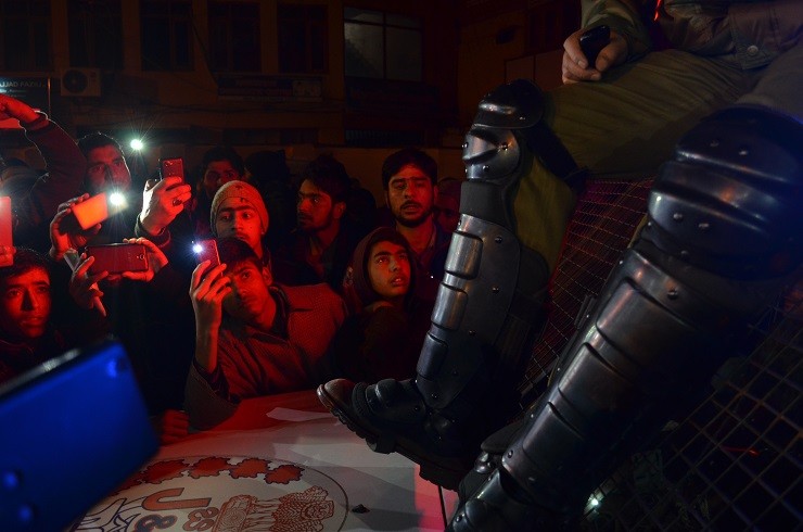 Police Announcement, Photo by Syed Shahriyar