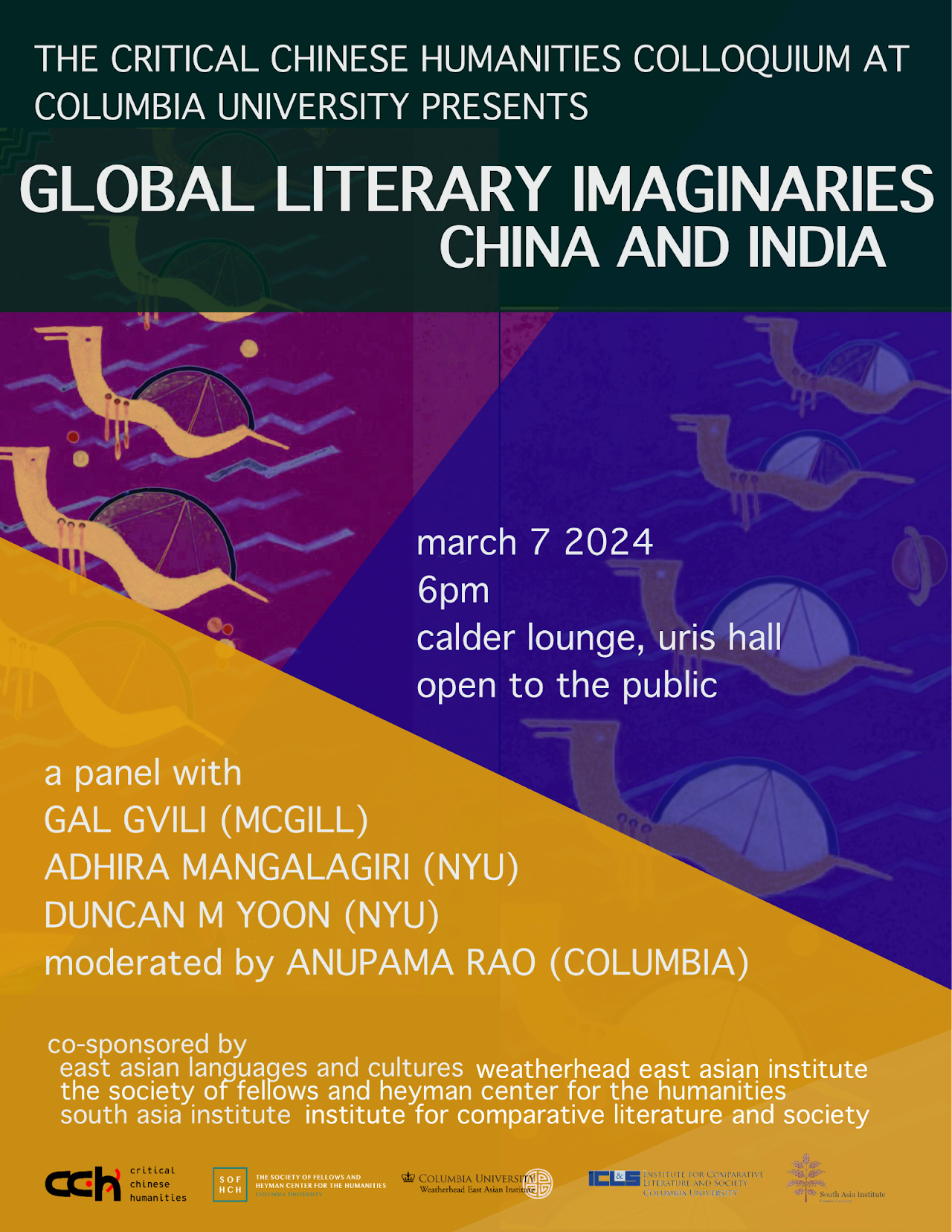 “Global Literary Imaginaries: China and India”