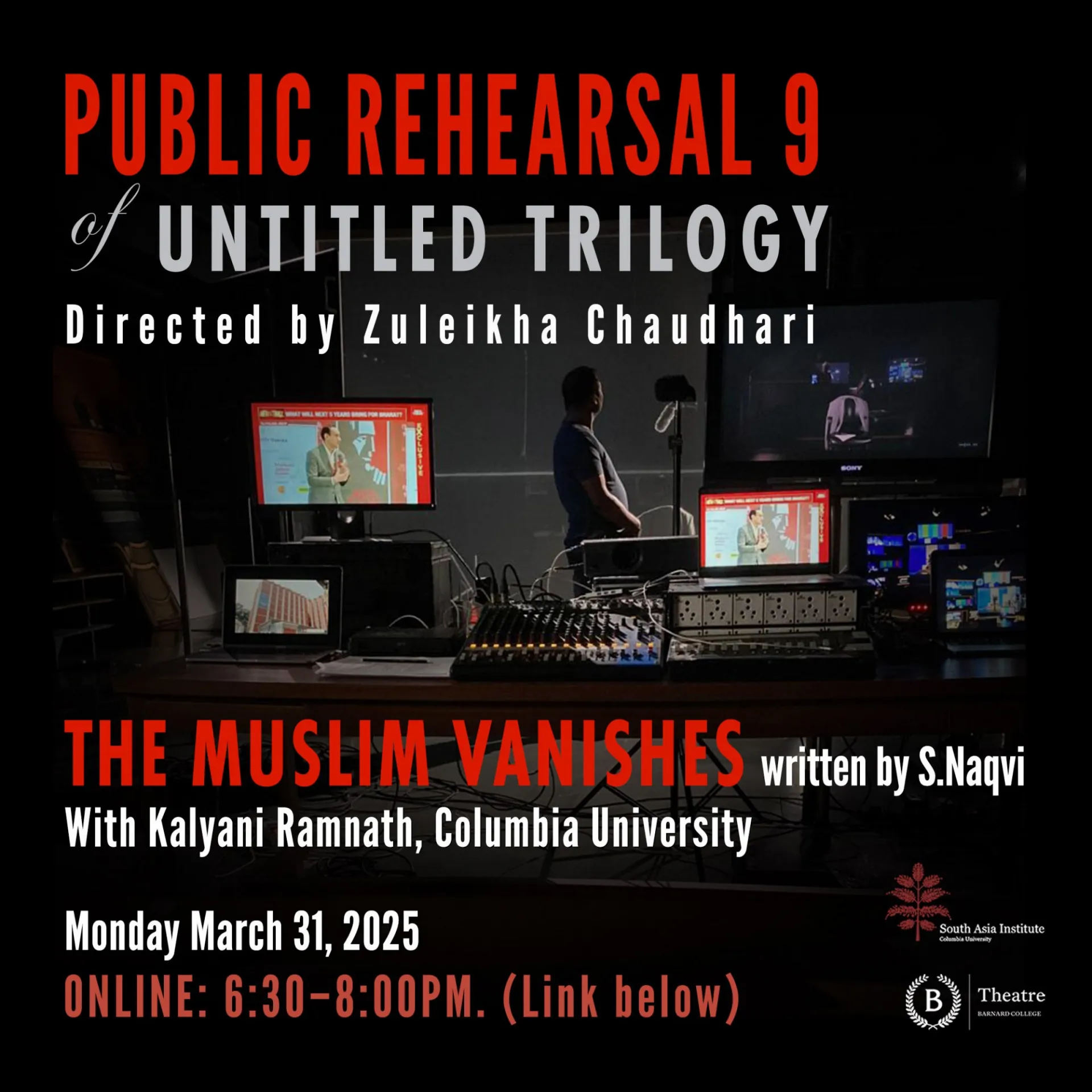 Public Rehearsal 9 on March 31