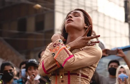 Aleena Khan at Aurat March 2021