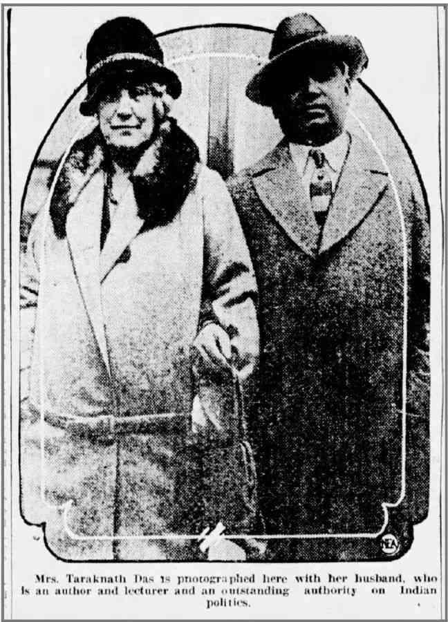 Taraknath and Mary Keating Das