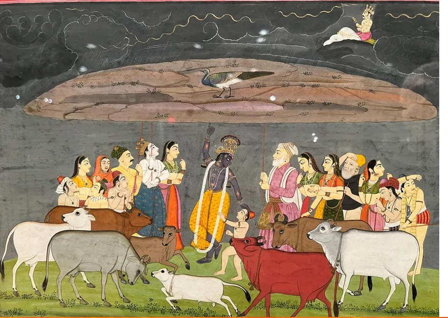 Eternally Lifting Mount Govardhan